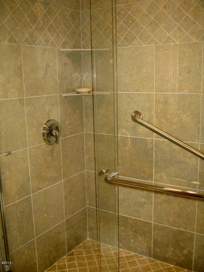 Beautiful tiled shower