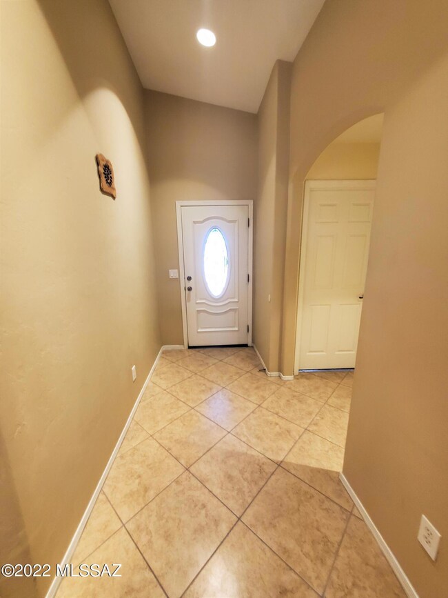 Interior front entry