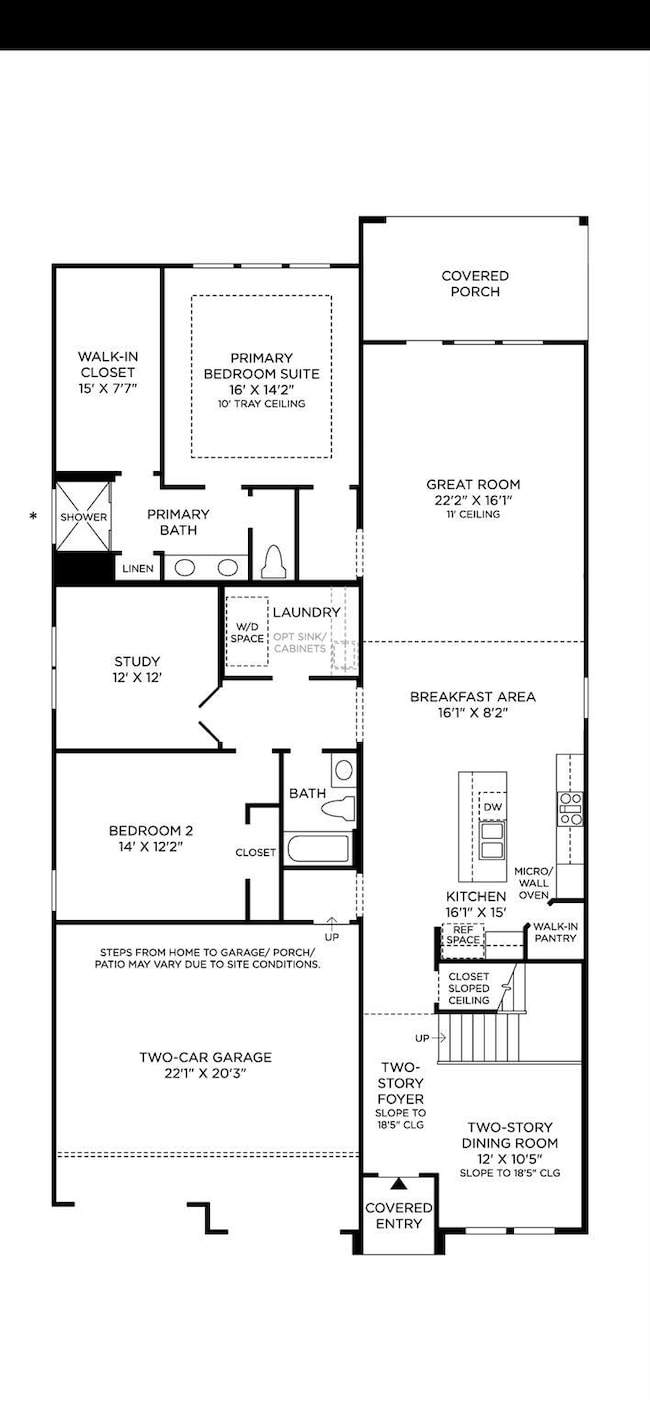 View of home floor plan