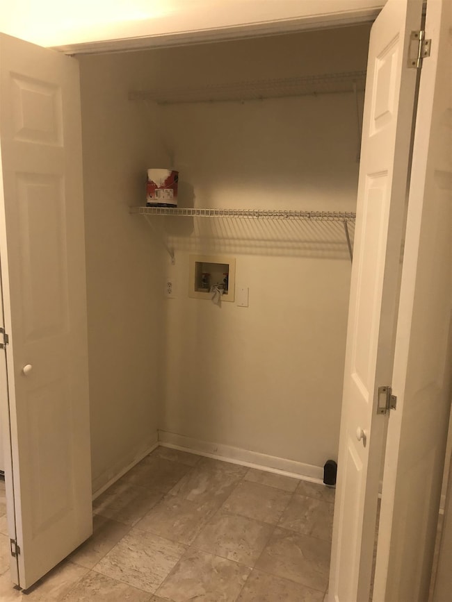 Washer/Dryer connections