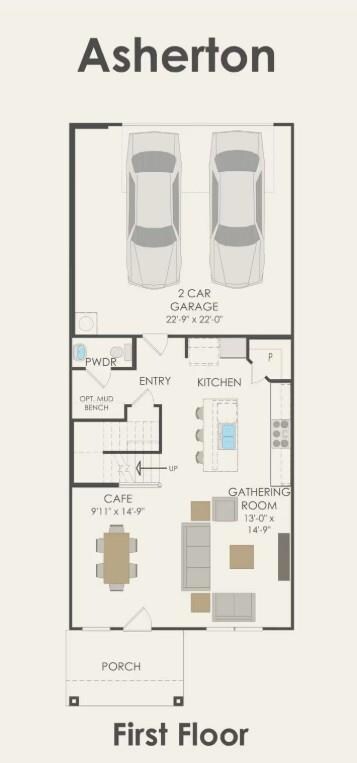 Pulte Homes, Asherton floor plan