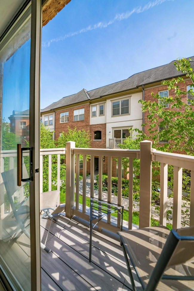 Outdoor patio view