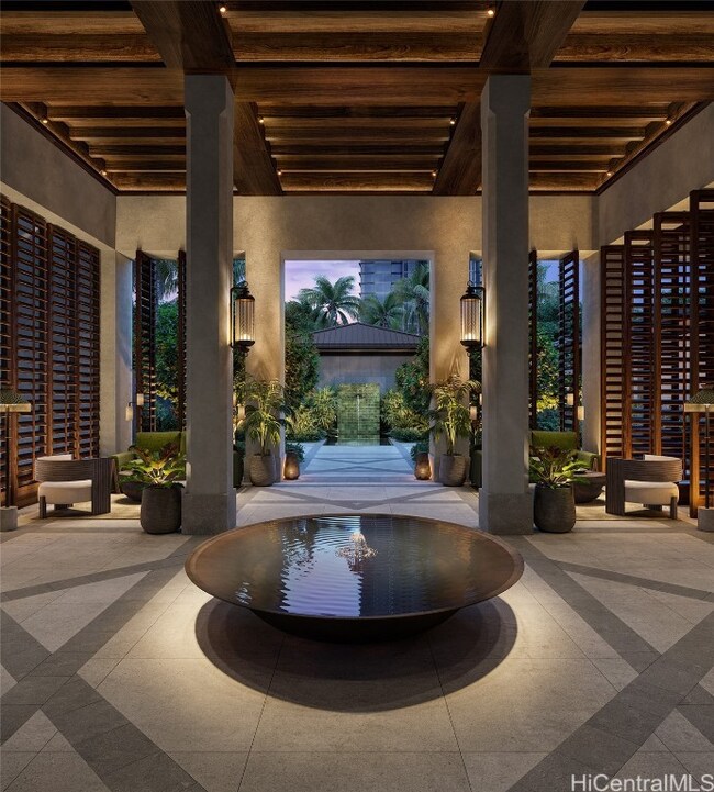 Lobby Garden (Enhanced Photo)