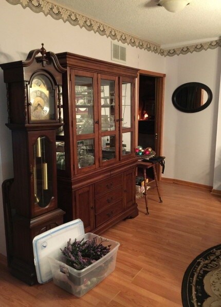 Formal Dining Room with laminate flooring