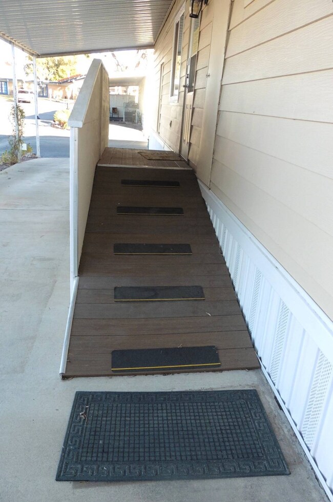 Ramp for EZ access to rear door