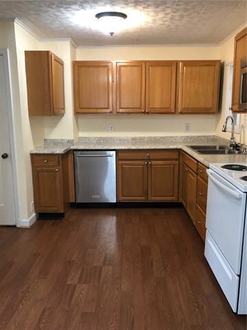 Well maintained home with newer cabinetry and stov