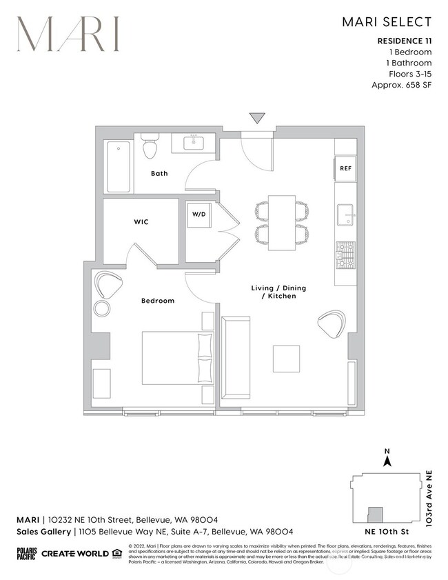 Mari unit 911, Bellevue, WA 98004 - photo 7