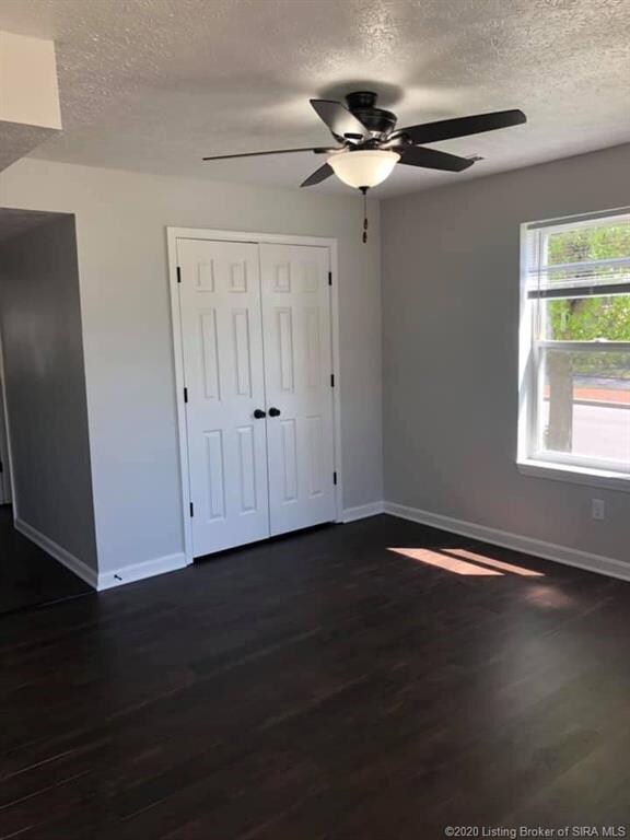 Large closet in living room for added storage.