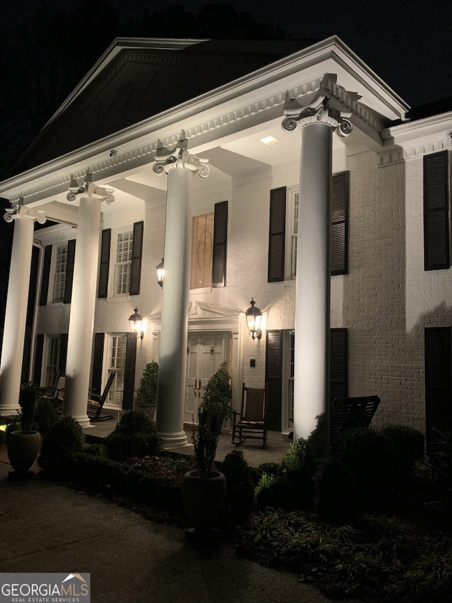 Night view of the house