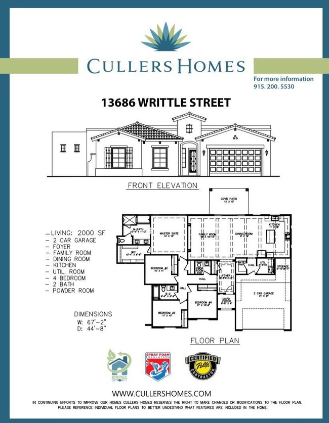 13686 Writtle St, El Paso, TX 79928 - photo 2