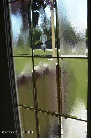 Beveled glass front door