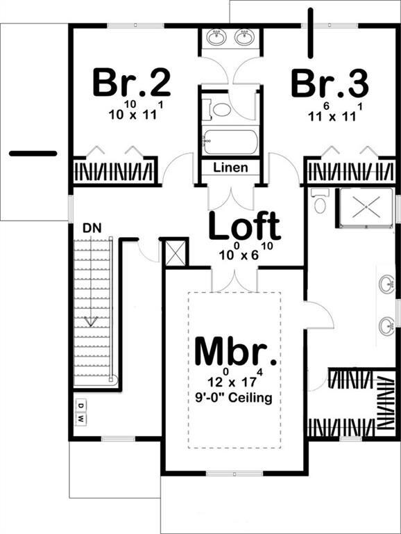 2nd floor plan.