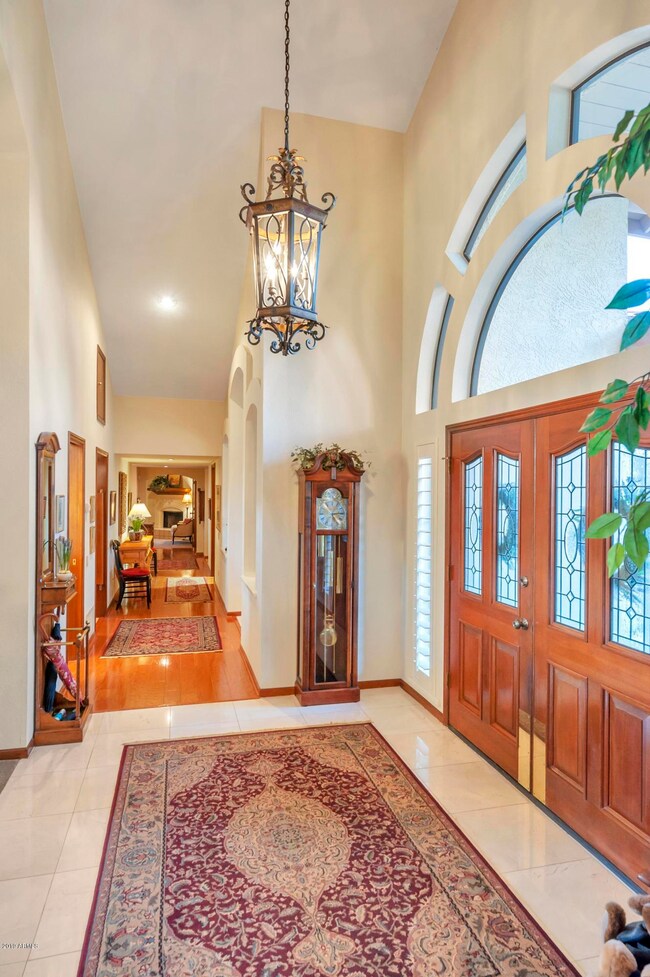 Vaulted Ceilings at Entry