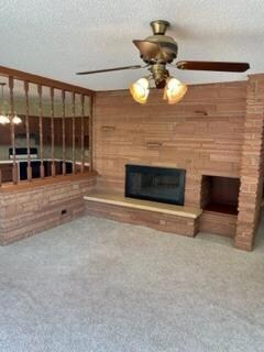 Double sided fireplace in the dining room
