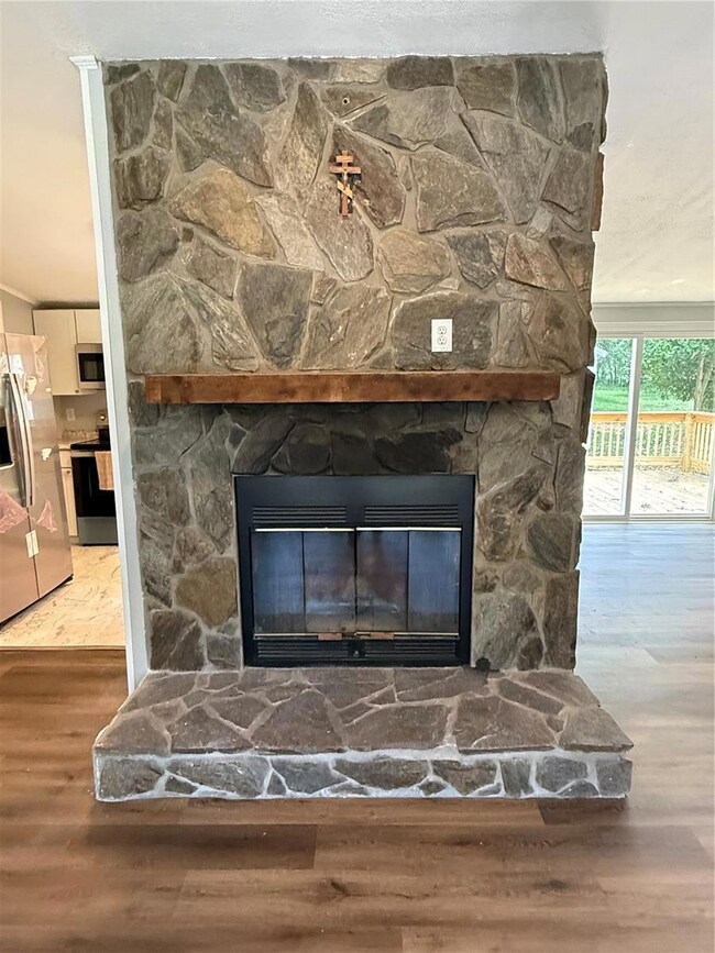 Wood Burning Fireplace