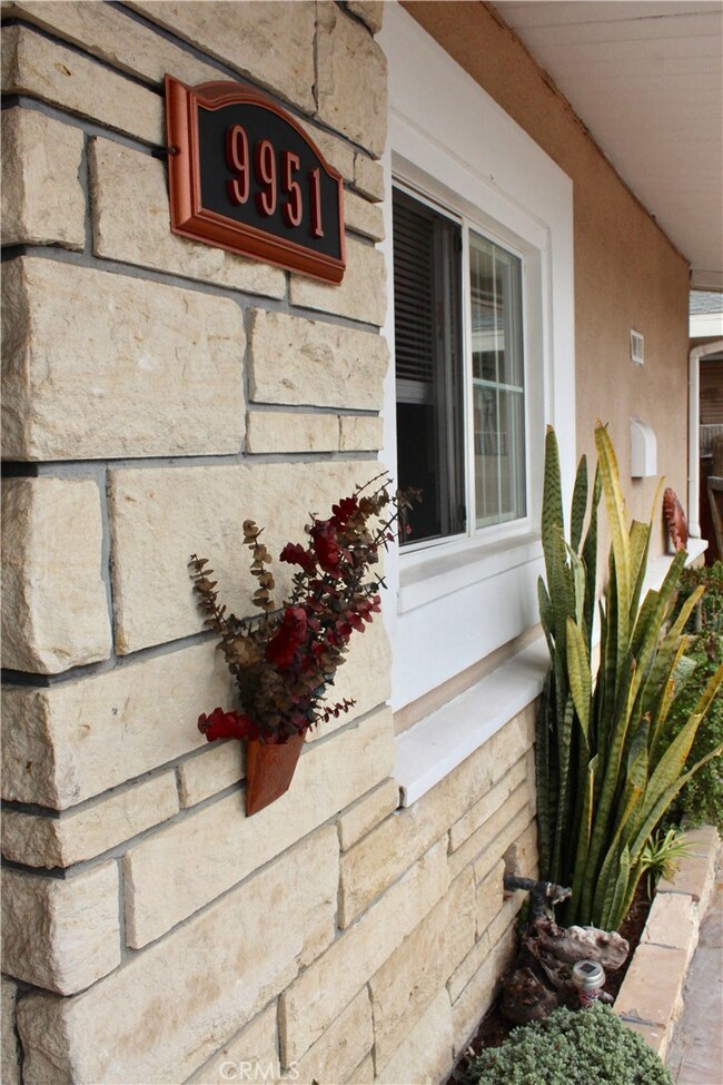 Rock detail original to the home