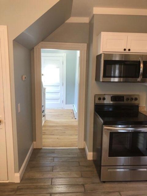 With all new kitchen appliances and tile