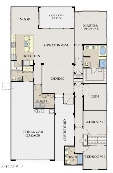 Blue Horizons homesite 216 floor plan