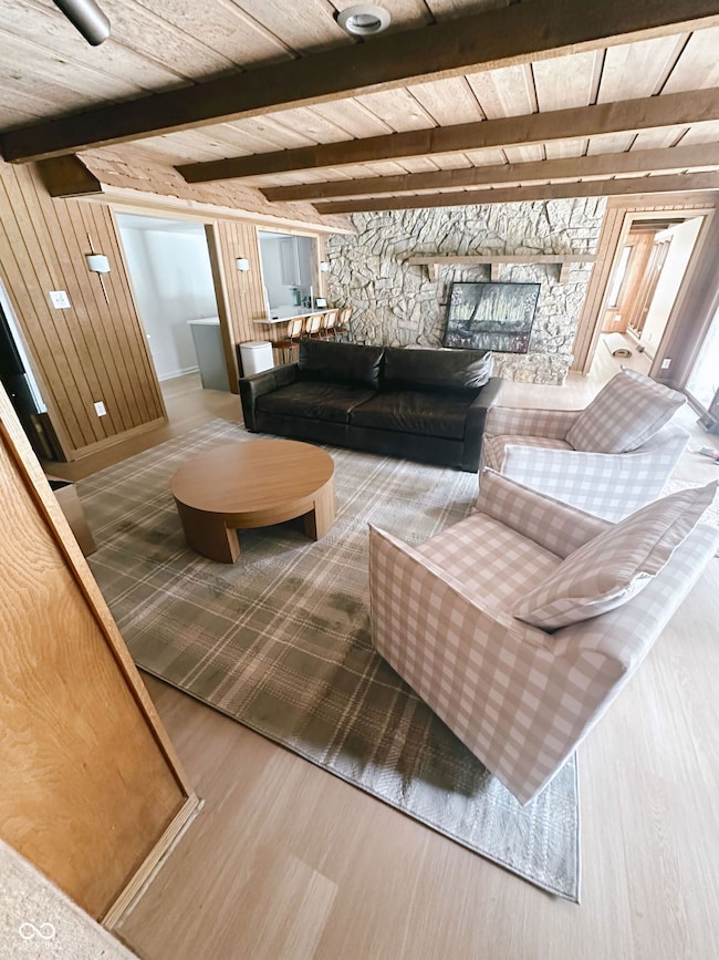 Walkout basement living room