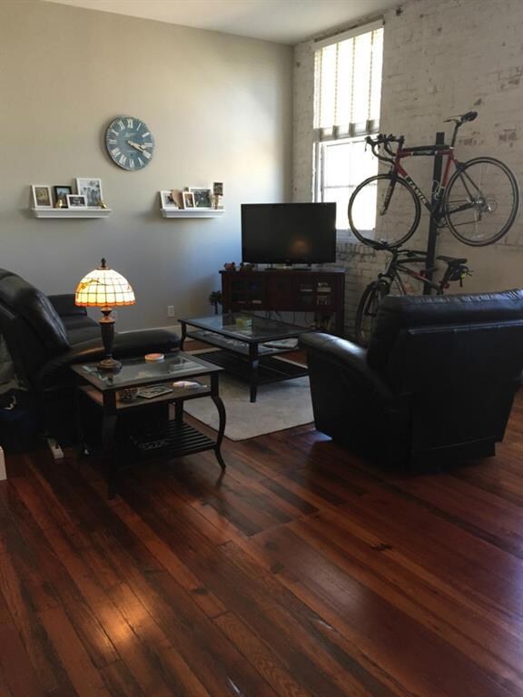 Beautiful, original hardwoods circa 1920 are throu