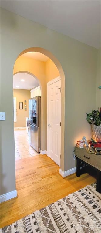 Archway to Kitchen Area