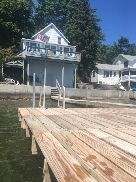 Great frontage, newer brake wall and new dock and