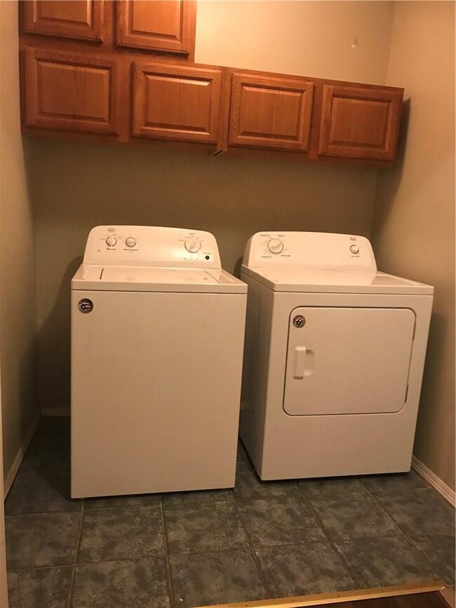 New washer & dryer included