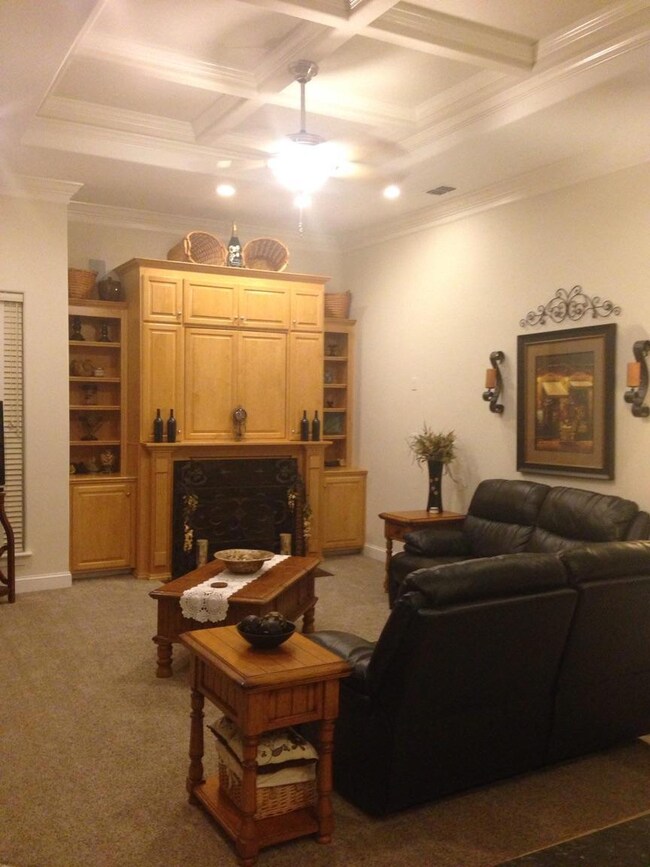 Custom cabinet through out this home