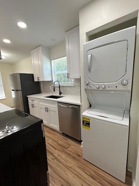 Kitchen featuring appliances with stainless steel
