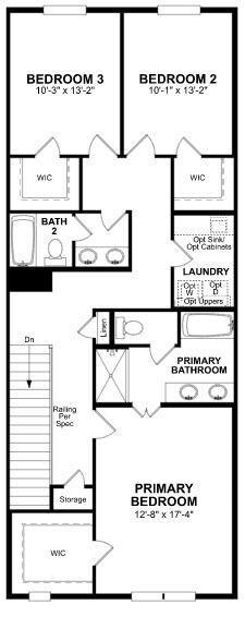 Beazer Homes Villas of Prestonwood Carlsbad floorp