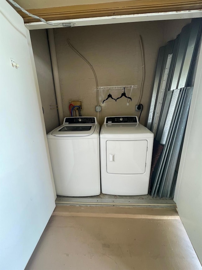 Washer / Dryer in Unit on Balcony