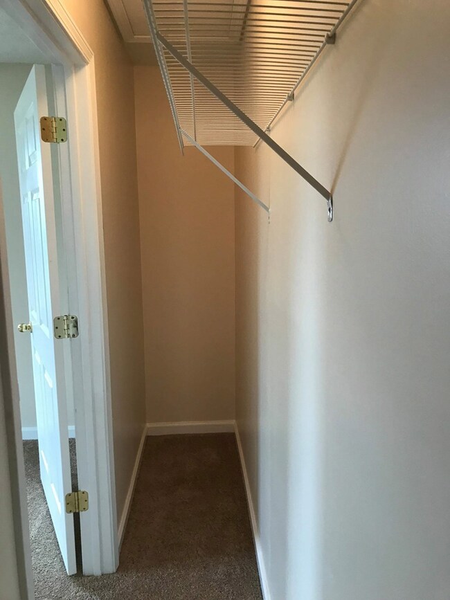 Upstairs bedroom closet