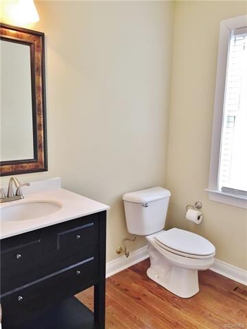 First floor updated half bath