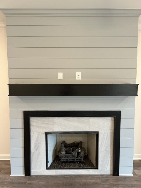Custom Shiplap Fireplace