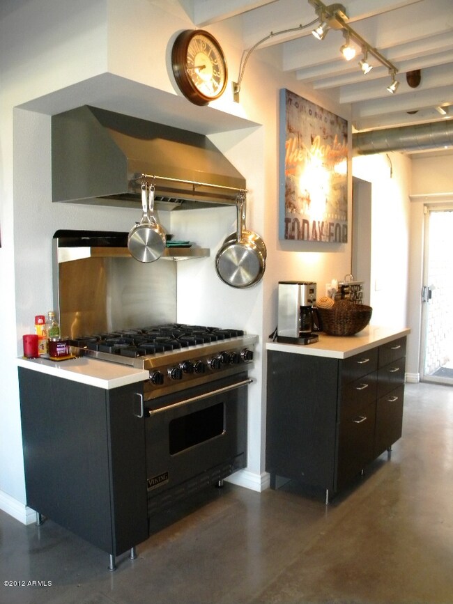 Kitchen with Gas Range-Oven