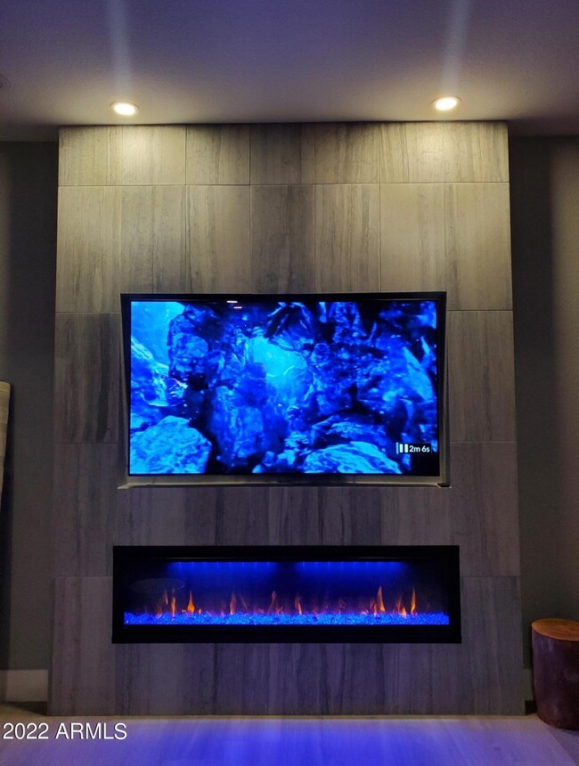 Fireplace - evening