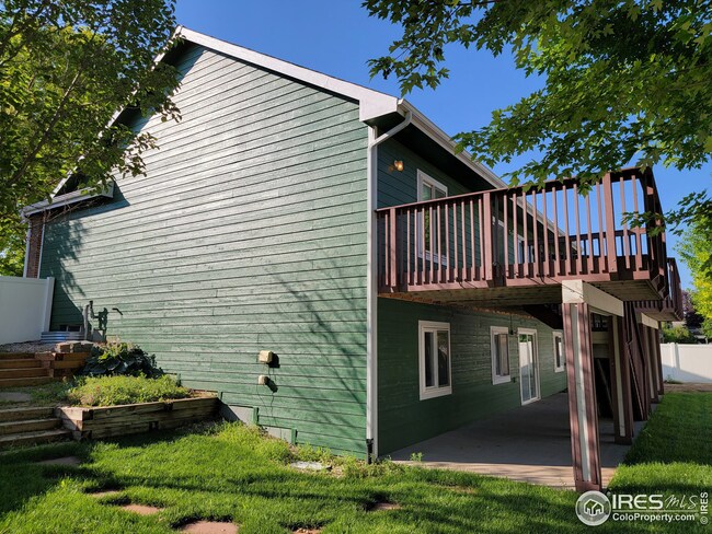 North side of the home.