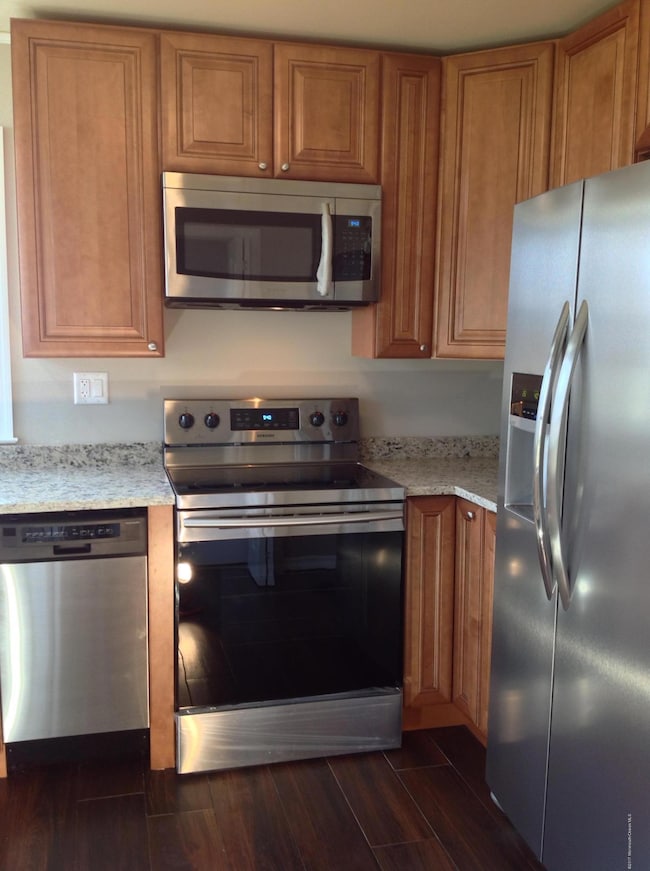 with stainless appliances