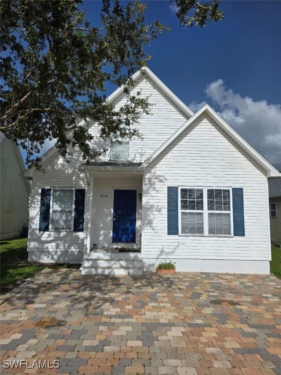 View of front of home