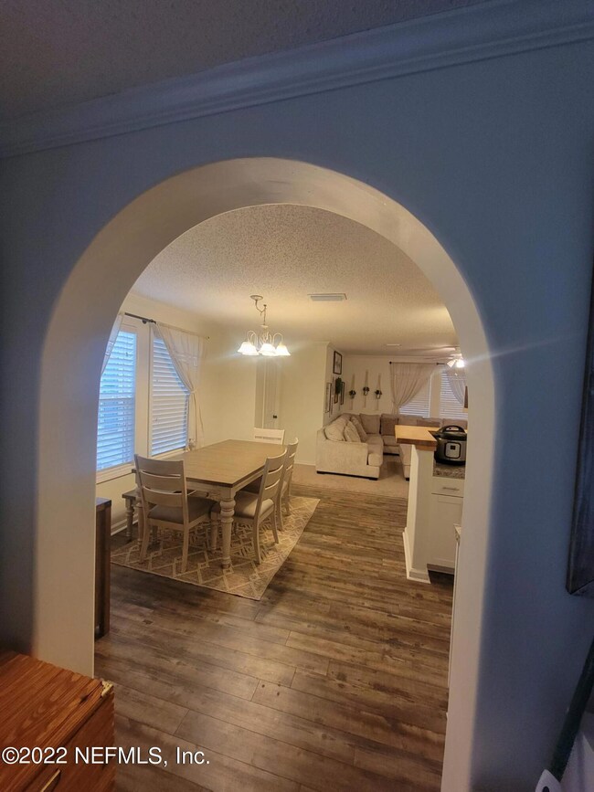 Living Room to Breakfast Nook/Kitchen