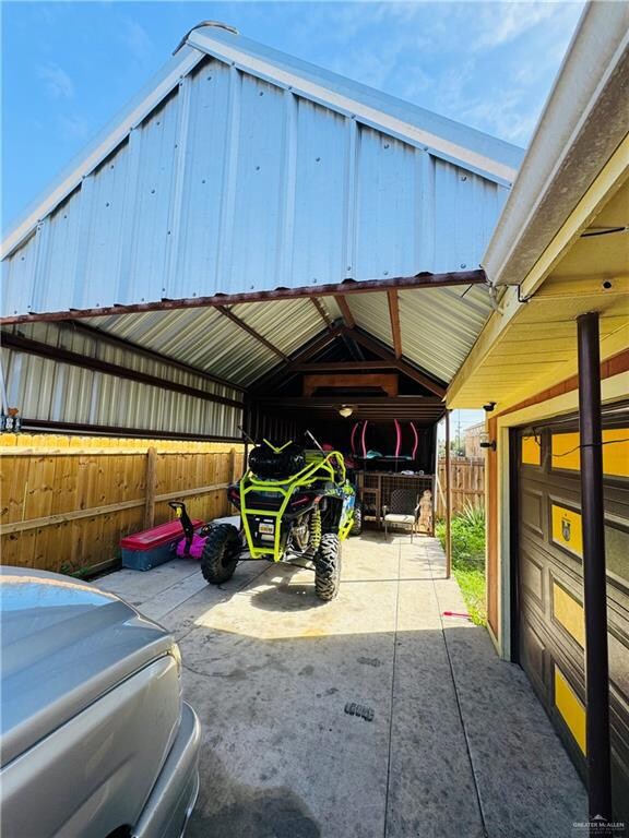 View of vehicle parking
