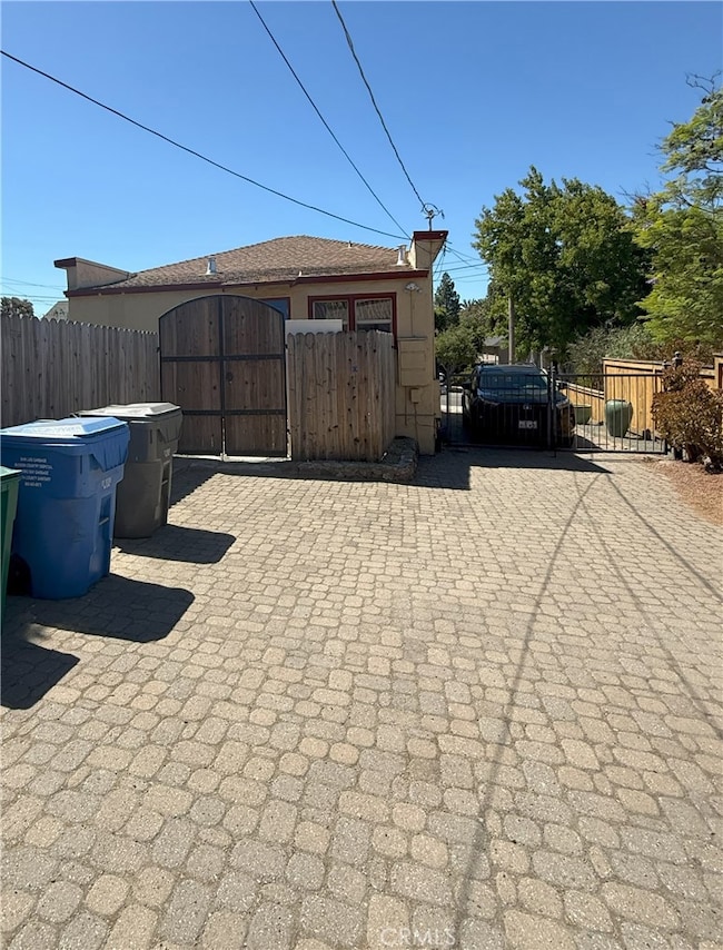Custom gate of main house.