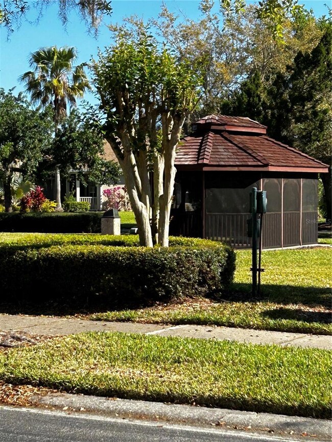 DOG PARK PAVILLION IN FRONT OF HOME ACROSS THE STREET