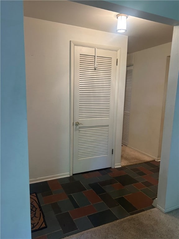 Entry with coat closet