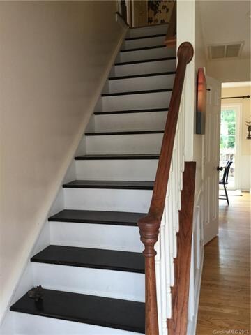 Beautiful hardwood staircase