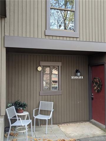 Inviting front porch.