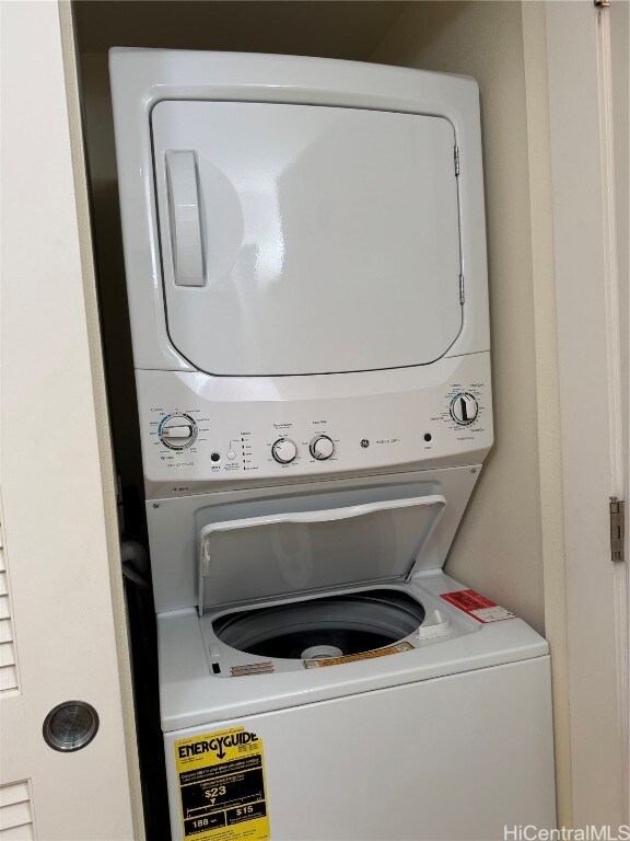 Big size washer /dryer in master bathroom .