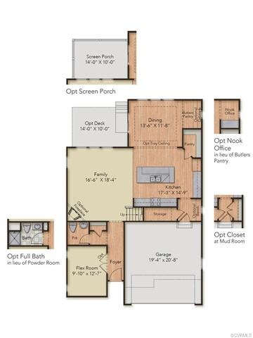 FIRST FLOOR This home includes the full bath in li