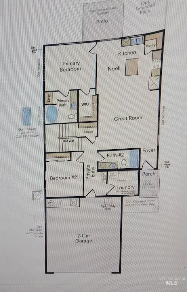 View of room layout