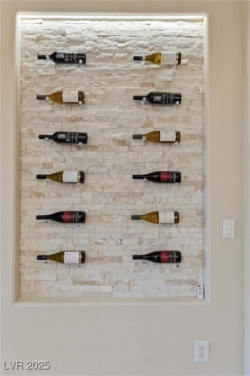View of wine cellar